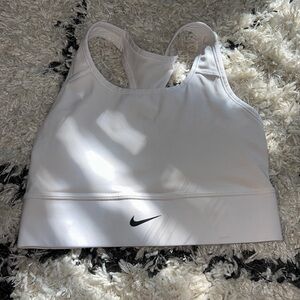 White nike sports bra